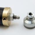 center spike with screw-on hinged socket